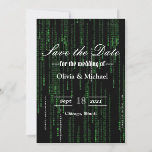 Matrix-Code Save The Date