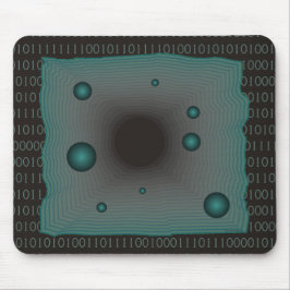 Matrix der 10er Jahre Big Machine Black Green Geek Mousepad