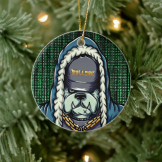 Matrix Groove Bulldog Ornament - Entleash Cool Vib