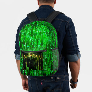 Matrix-Inspiriert Party-Abdeckung Zukunftsformat Bedruckter Rucksack