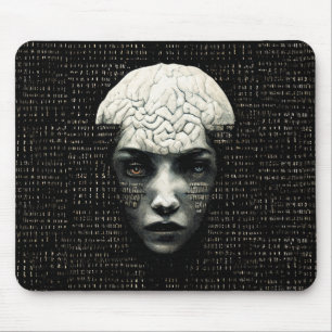 Matrix-Man-Binärkode Mousepad