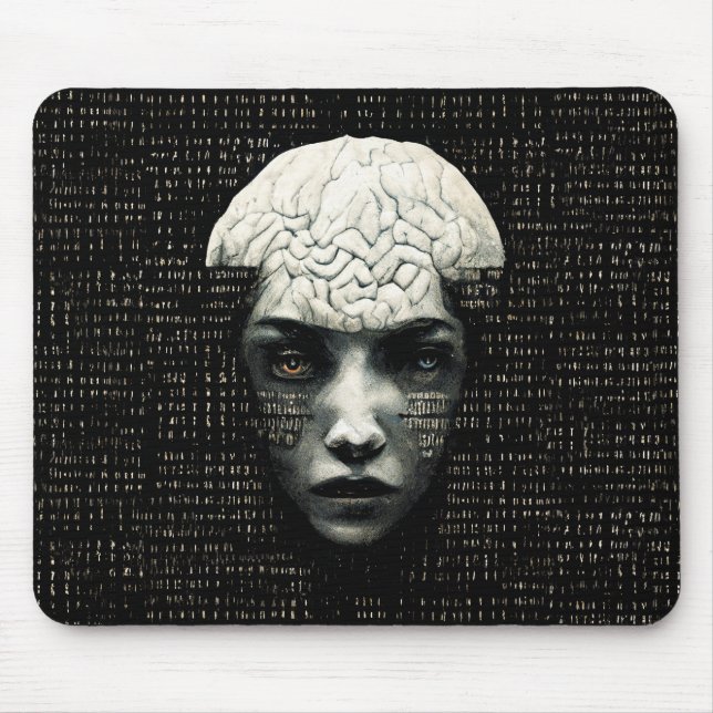 Matrix-Man-Binärkode Mousepad (Vorne)