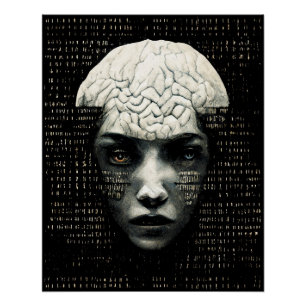 Matrix-Man-Binärkode Poster