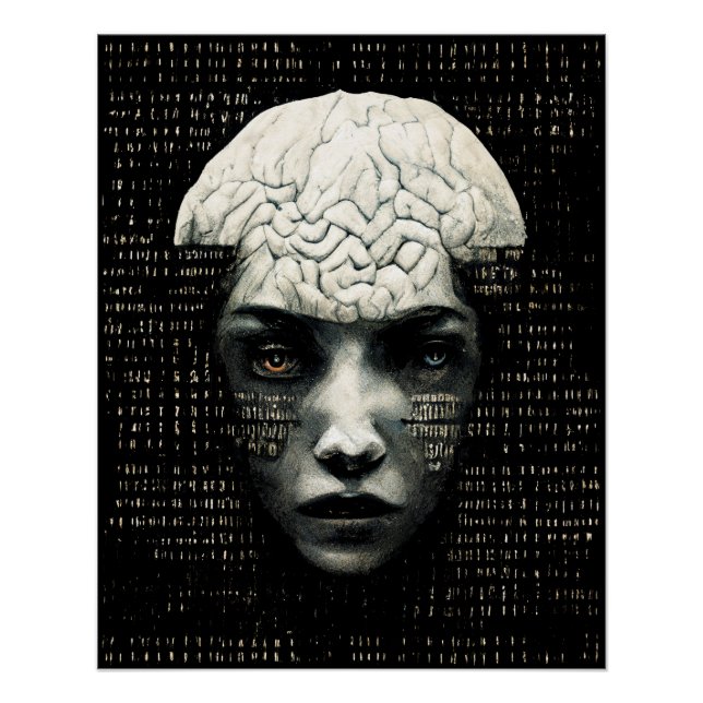 Matrix-Man-Binärkode Poster (Vorderseite)
