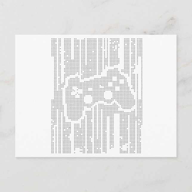 Matrix Pad - Controller Gamer Video Games Gaming Postkarte (Vorderseite)