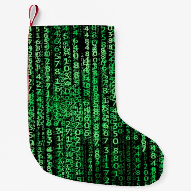 Matrix-Technologie-Daten Kleiner Weihnachtsstrumpf (Vorderseite)