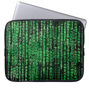 Matrix-Technologie-Daten Laptopschutzhülle