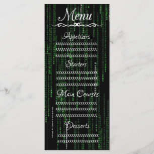 Matrixcode Menükarte