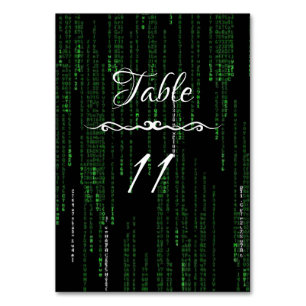 Matrixcode Tischnummer
