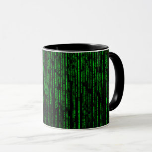 Matrixhintergrund Tasse