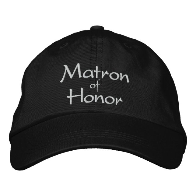 MATRON OF EONOR EMBROIDERED WEDERED CAP BESTICKTE KAPPE (Vorderseite)