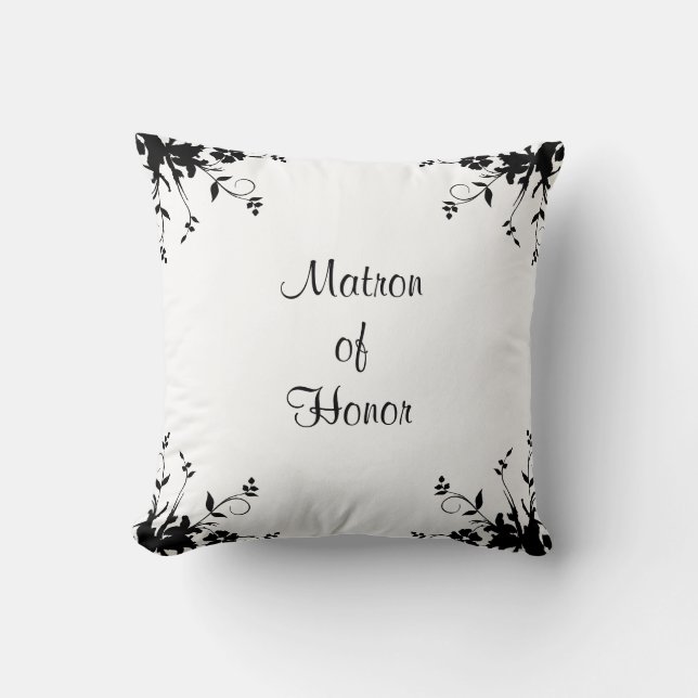 Matron of Honor Personalisiert Mojo Pillow Kissen (Vorderseite)