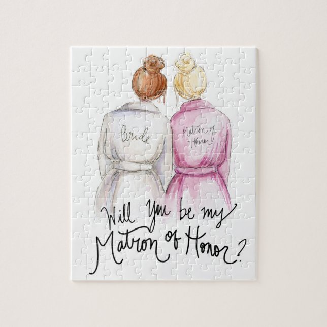 Matrone der Ehre? Puzzlespiel-rote Puzzle (Vertikal)