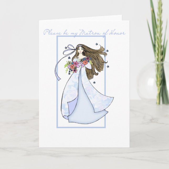 Matrone der Ehreneinladung Einladung (Vorderseite)