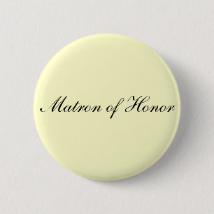 Matrone des Ehrenelfenbein-Knopfes Button