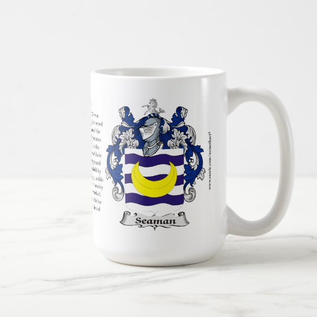 Matrose-Familien-Wappen Kaffeetasse (Rechts)