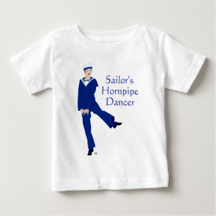 Matrosen Hornpipe Tänzer Baby T-shirt
