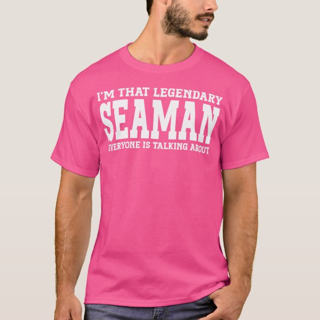 Matrosenberufstitel Mitarbeiter Lustiger Arbeiter  T-Shirt (Vorderseite)