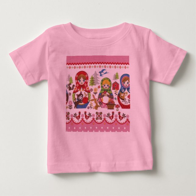 Matryoshka Baby T-shirt (Vorderseite)