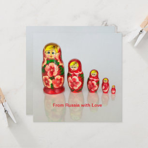 Matryoshka Dolls Einladung