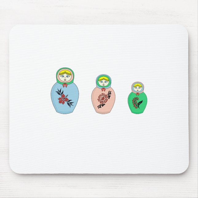 Matryoshka-Puppe Mousepad (Vorne)