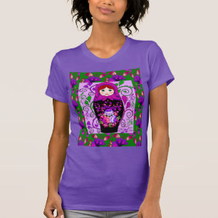 matryoshka Puppe, russische Puppen, матрёшка T-Shirt