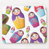 Matryoshka-Puppe - Russisches Muster für "Nested D