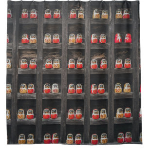 Matryoshka-Puppelplatz Duschvorhang