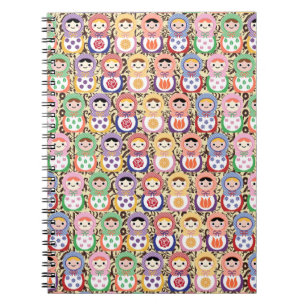 Matryoshka Puppen Notizblock