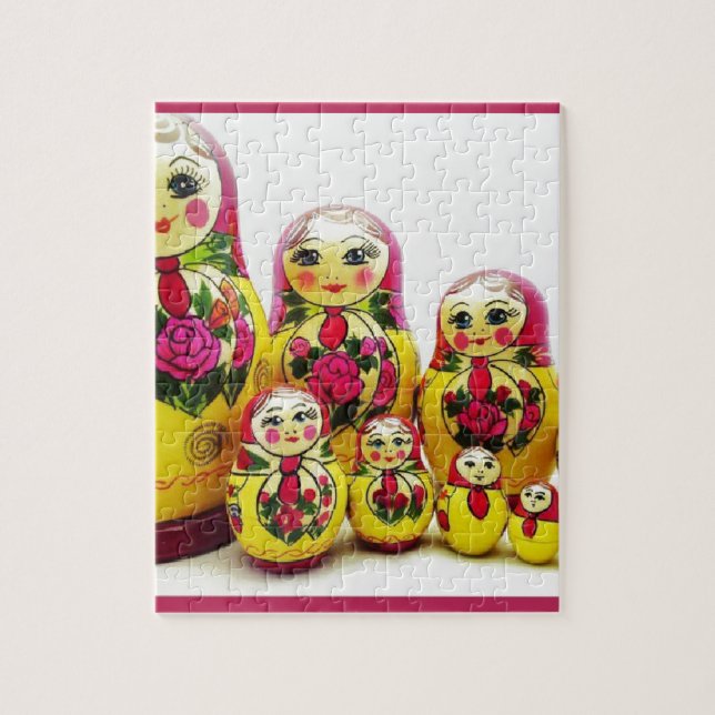 Matryoshka Puppen Puzzle (Vertikal)