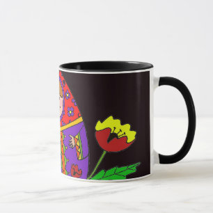 Matryoshka Pysanka Ukrainer-Volkskunst Tasse