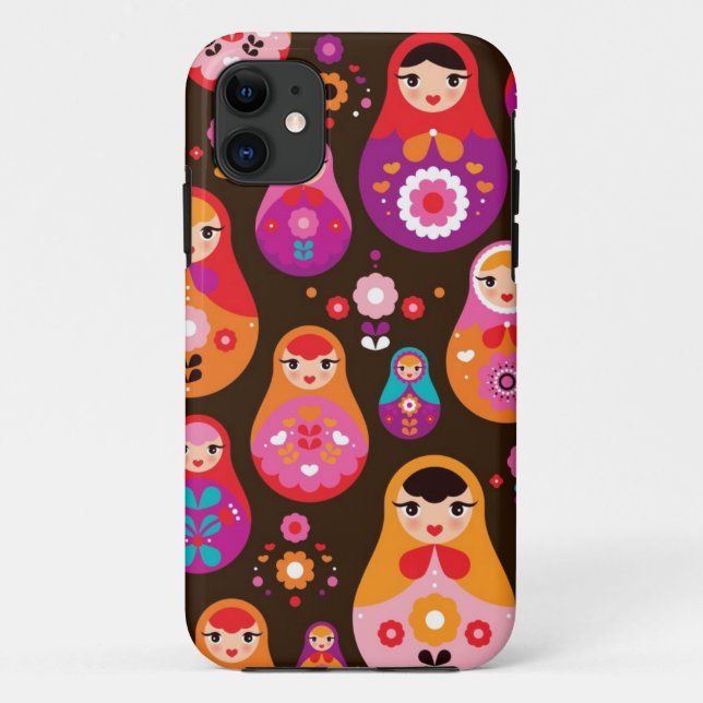 Matryoshka russischer Case-Mate iPhone hülle (Rückseite)