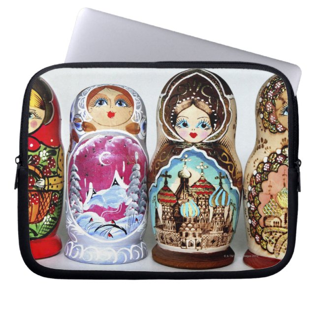 Matryoshkas Laptopschutzhülle (Vorderseite)