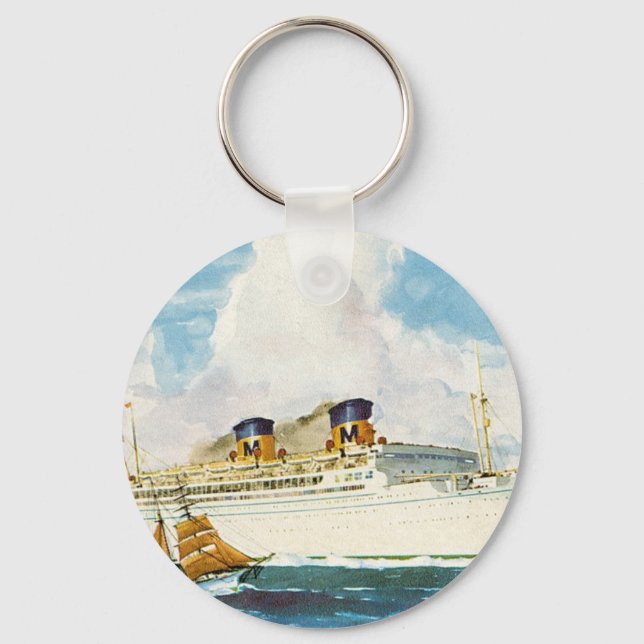 Matson Liner bis Hawaii Schlüsselanhänger (Vorderseite)