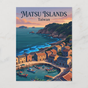 Matsu-Inseln Taiwan Postkarte