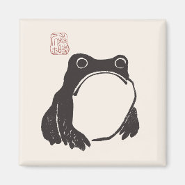 Matsumoto Hoji Frog Sad Melancholy Japanischer Kün Magnet