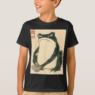 Matsumoto Hoji Japanischer Frog Ukiyo-e Toad Meme T-Shirt