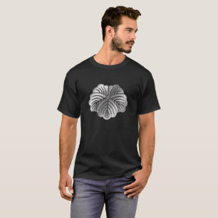 Matsunaga Clan Kamon Silver Chrome T-Shirt
