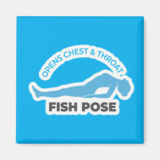 Matsyasana Fischhaltung • Öffnet Brust und Kehle Y Magnet