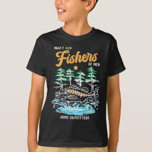 Matt 419 Fischer von Männern Christliche Fischer T-Shirt