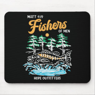 Matt 419 Männer die Menschen fischen Christliches  Mousepad