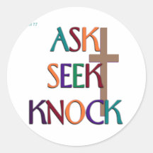 Matt 7:7 christliche Geschenkgutscheine, individue