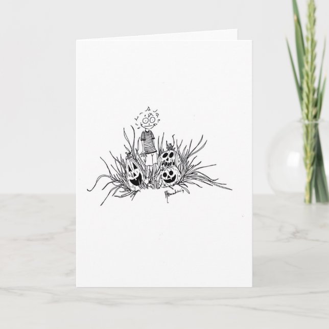 Matt Bern Classic Halloween Karte (Vorderseite)