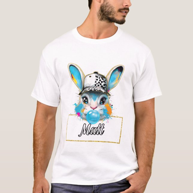 Matt Bubble Osterhase T-Shirt (Vorderseite)