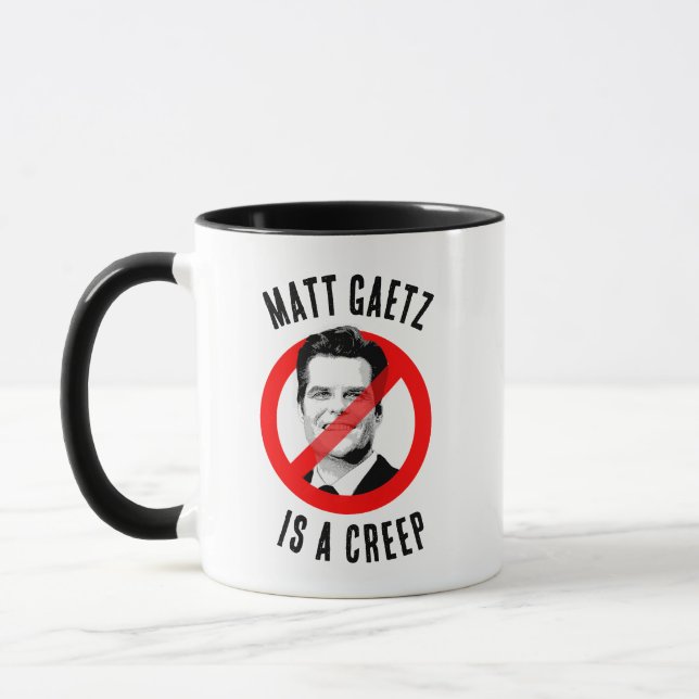 Matt Gaetz ist ein Creep Anti-Matt Gaetz Tasse (Links)