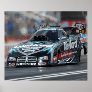 Matt Hagan Die Hard Funny Car Druck Poster