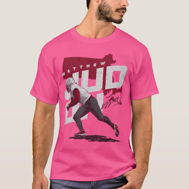 Matt Judon New England Player Map T-Shirt (Vorderseite)