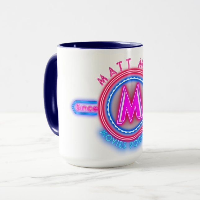 Matt Men Movies Tasse (Vorderseite Links)