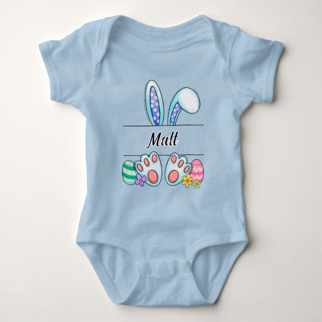 Matt Oaster Bunny Baby Strampler (Vorderseite)