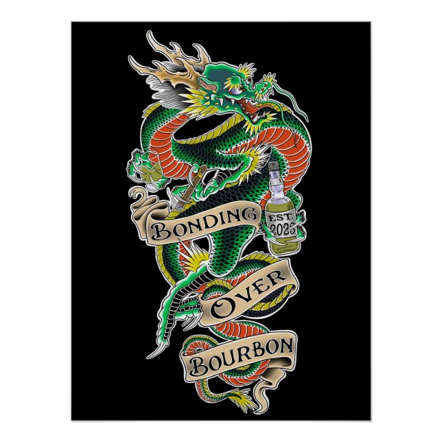 Matt Tunzi x Bonding über Bourbon Poster (Vorderseite)